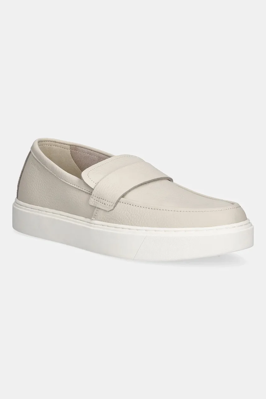 CALVIN KLEIN Кожени мокасини MOCCASIN LTH UNLINED