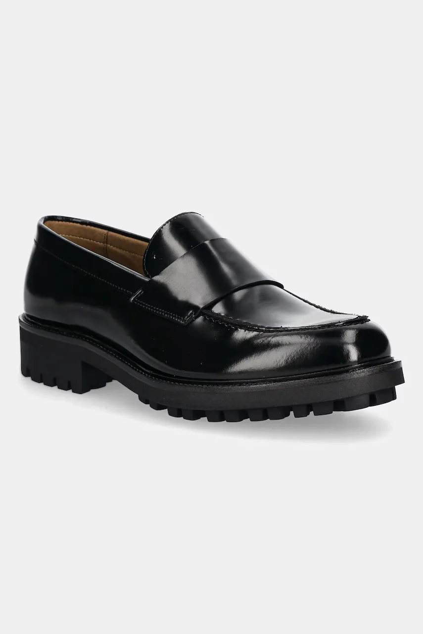 CALVIN KLEIN Кожени мокасини MOCCASIN W/ BAND