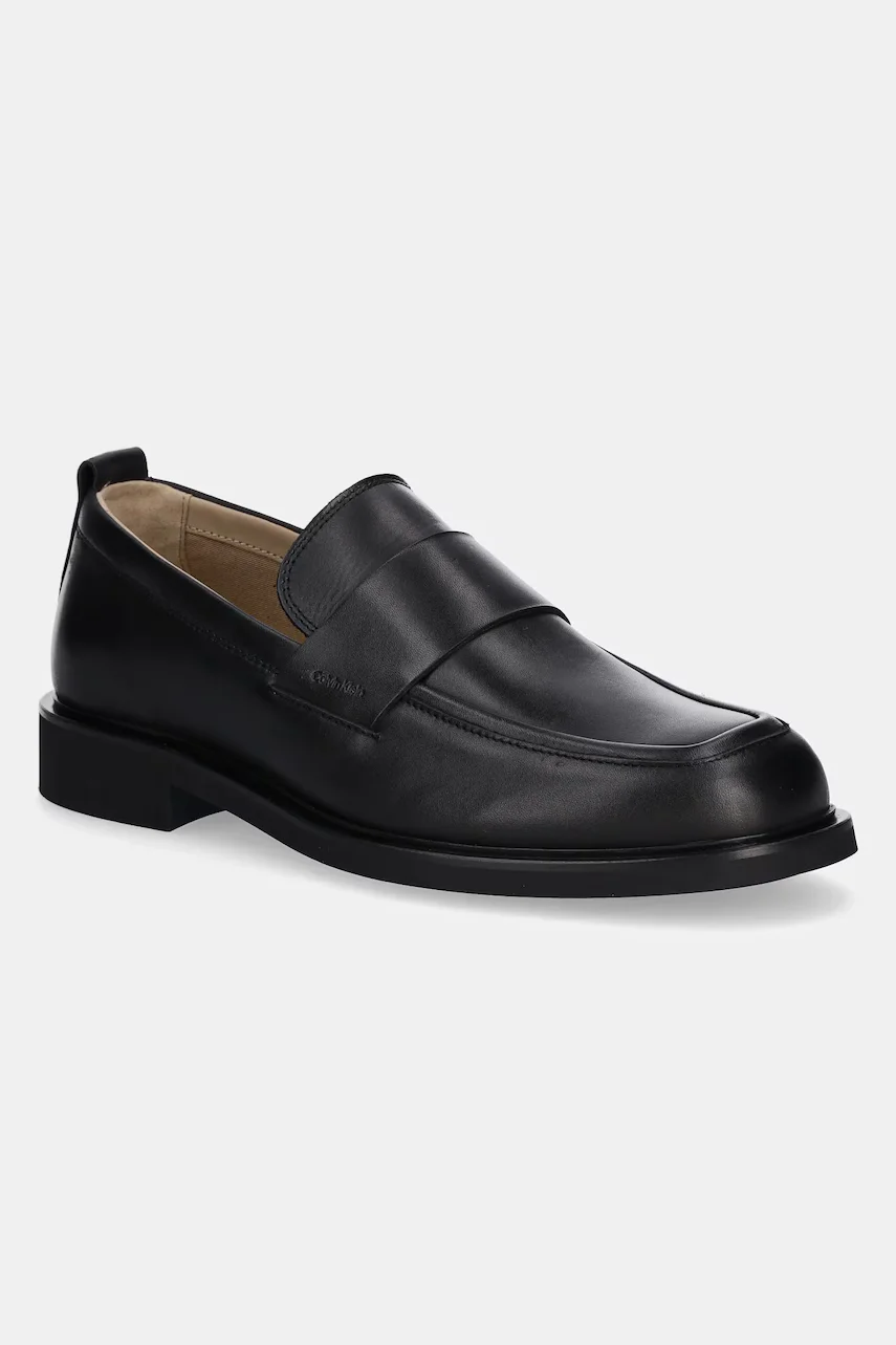 CALVIN KLEIN Кожени мокасини SQ RUBBER LOAFER