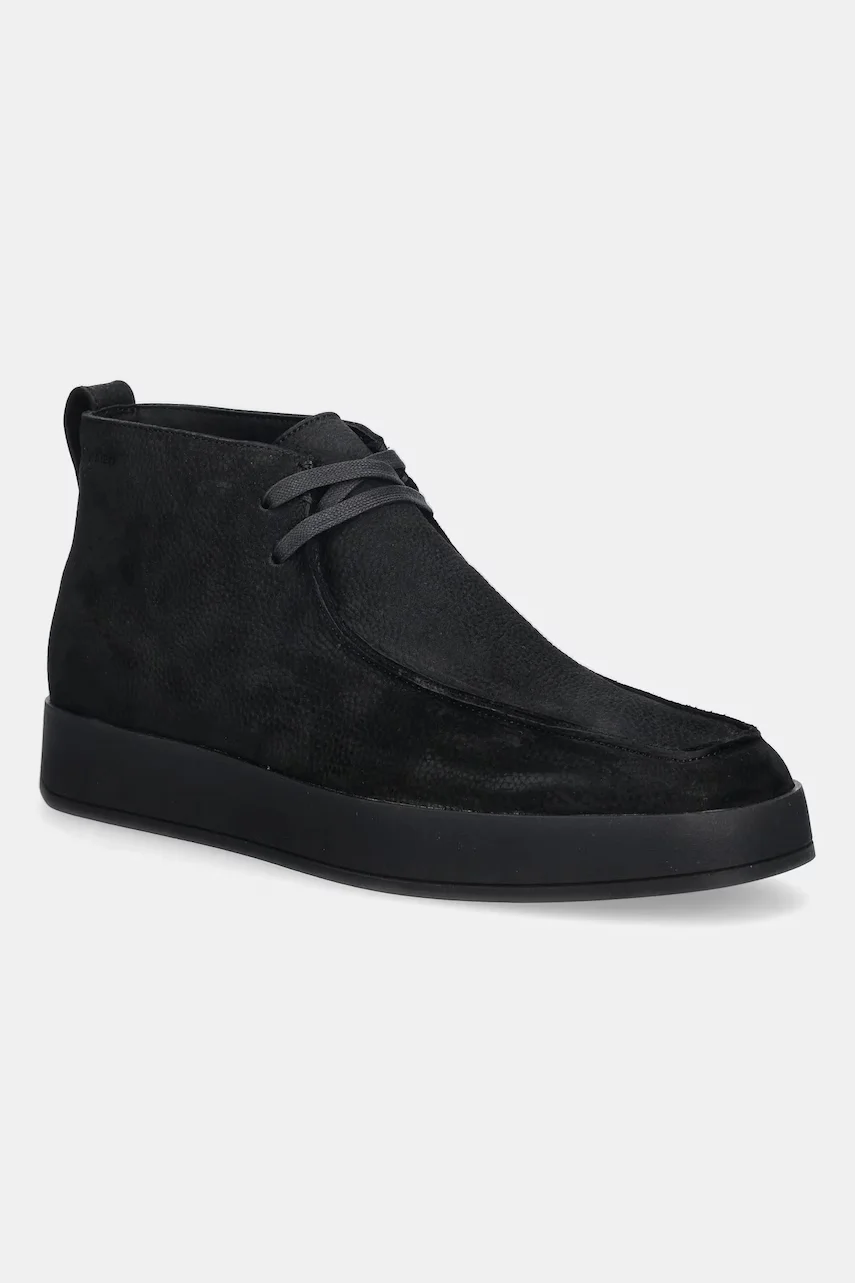 CALVIN KLEIN Кожени половинки обувки HYBRID CUP APRON BOOT NU W