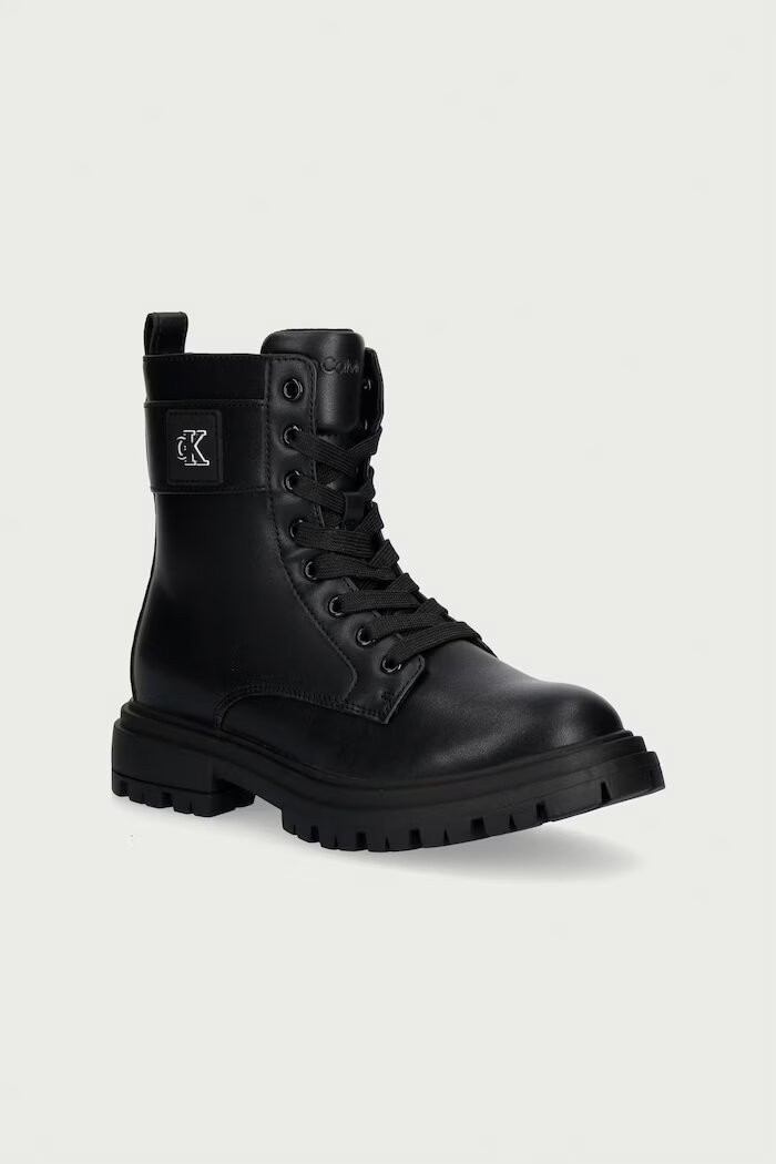 CALVIN KLEIN кубинки за деца черни V3A5-83420