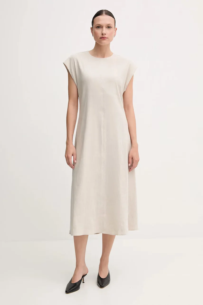 CALVIN KLEIN Ленена рокля