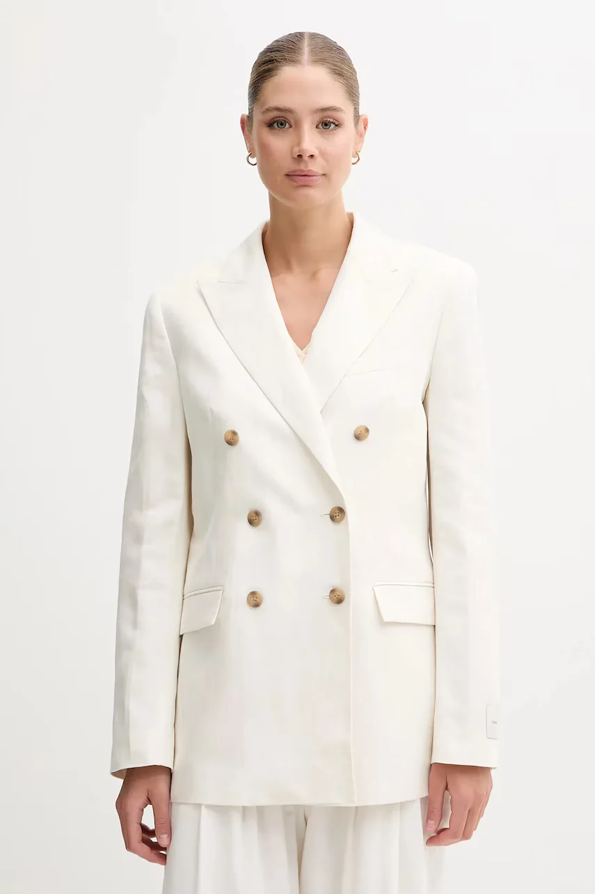 CALVIN KLEIN Ленено сако