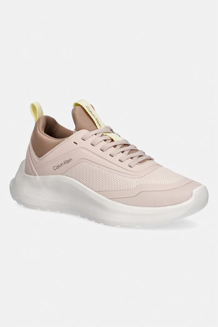 CALVIN KLEIN LIGHT EVA RUN SOCK MESH LYCRA маратонки дамски бежови HW0HW03023