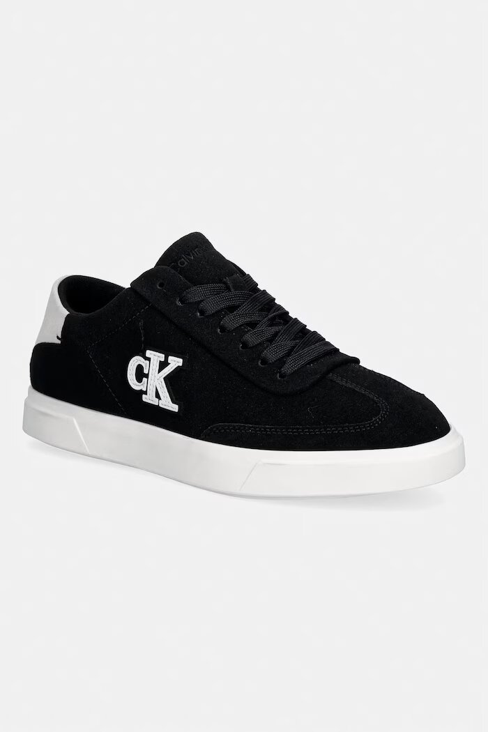 CALVIN KLEIN LOW PRO CUPS WT SUEDE MG маратонки дамски черни HW0HW03144
