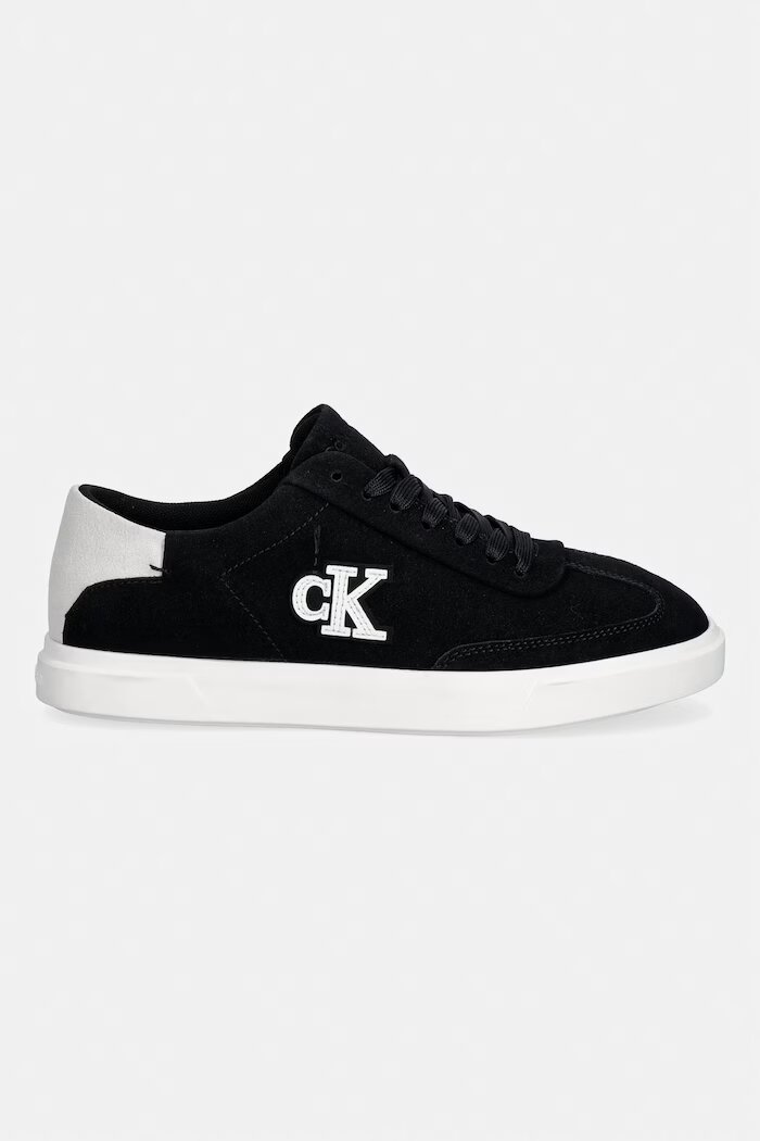 CALVIN KLEIN LOW PRO CUPS WT SUEDE MG маратонки дамски черни HW0HW03144