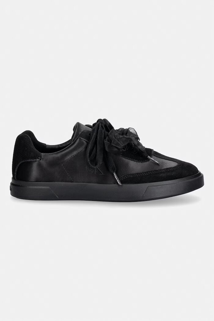 CALVIN KLEIN LOW PRO CUPSOLE WT SATIN MIX маратонки дамски черни HW0HW03288
