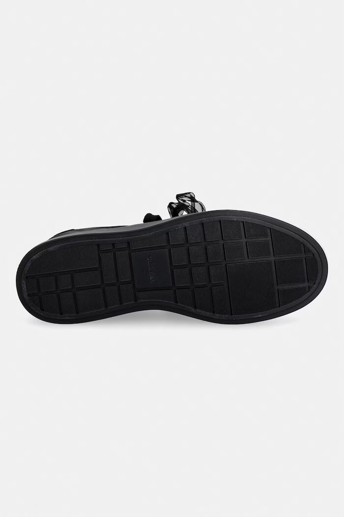 CALVIN KLEIN LOW PRO CUPSOLE WT SATIN MIX маратонки дамски черни HW0HW03288
