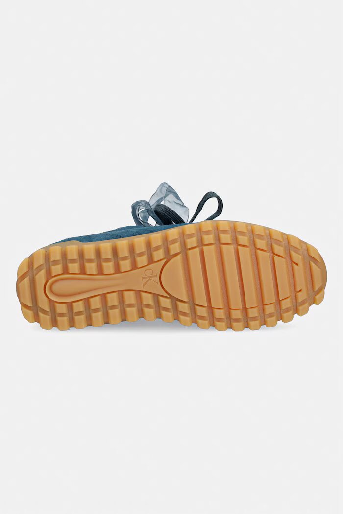 CALVIN KLEIN LOW PROFILE RUN MG SUE DB LACES маратонки дамски сини HW0HW03150