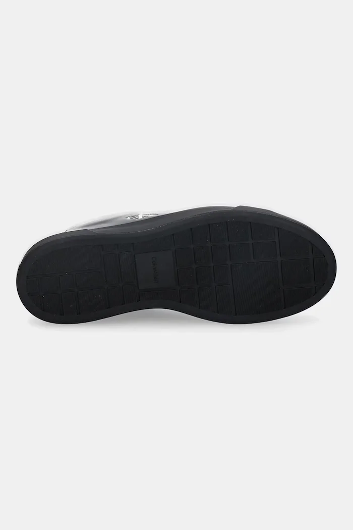 CALVIN KLEIN Маратонки BASKET CUPSOLE LACEUP LTH ML мъжки в черно YM0YM01460