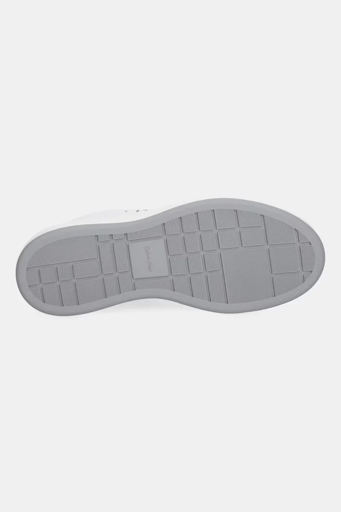 CALVIN KLEIN Маратонки BASKET LACE UP LTH ML в бяло YW0YW01945