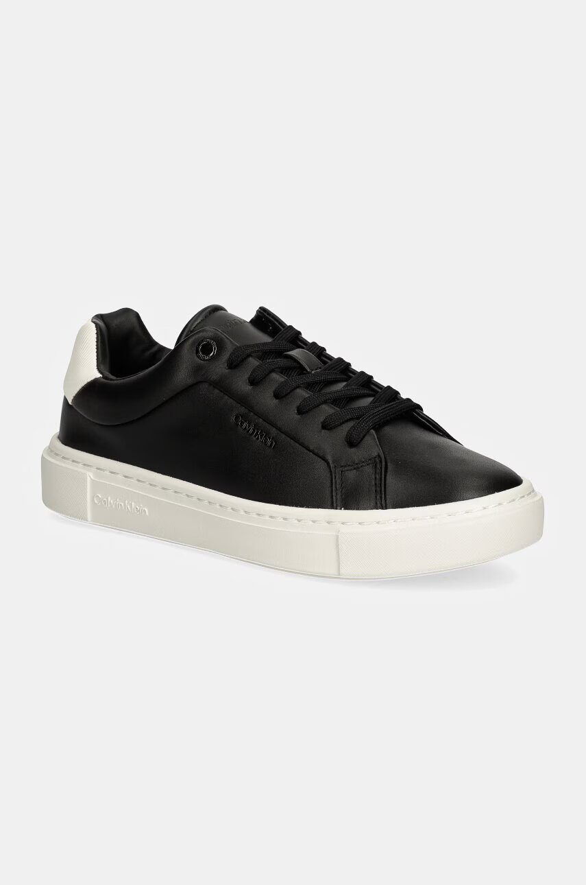 CALVIN KLEIN Маратонки CUPSOLE LACE UP W/ML LTH