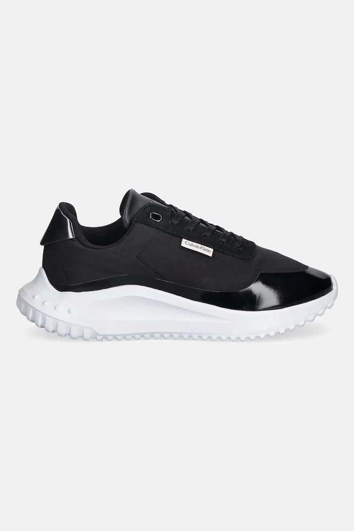 CALVIN KLEIN Маратонки EVA RUNNER LACE UP MAT MIX в черно YW0YW02016