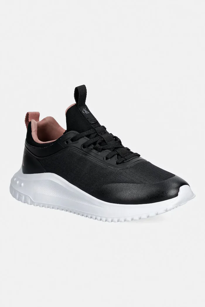 CALVIN KLEIN Маратонки EVA RUNNER LACEUP SOCK MAT MIX в черно YW0YW02064