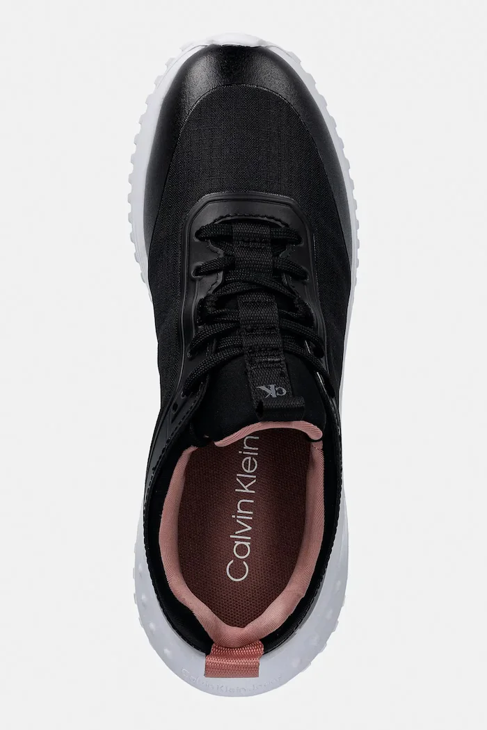 CALVIN KLEIN Маратонки EVA RUNNER LACEUP SOCK MAT MIX в черно YW0YW02064