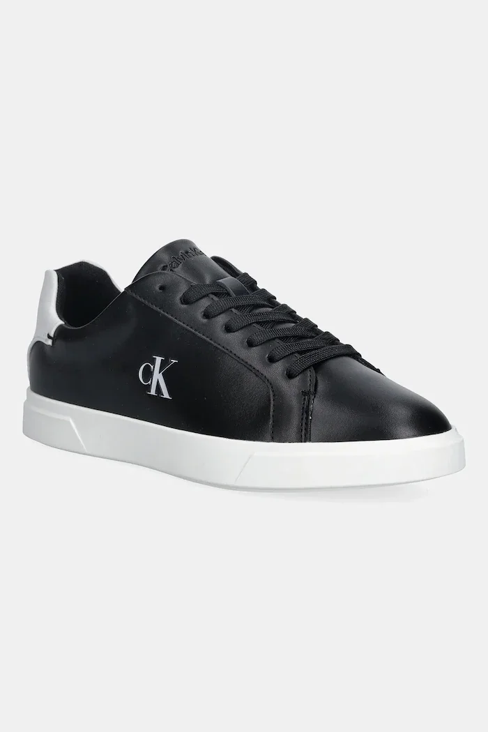 CALVIN KLEIN Маратонки LOW PRO CUP LACEUP LTH MOIRE в черно HW0HW02845