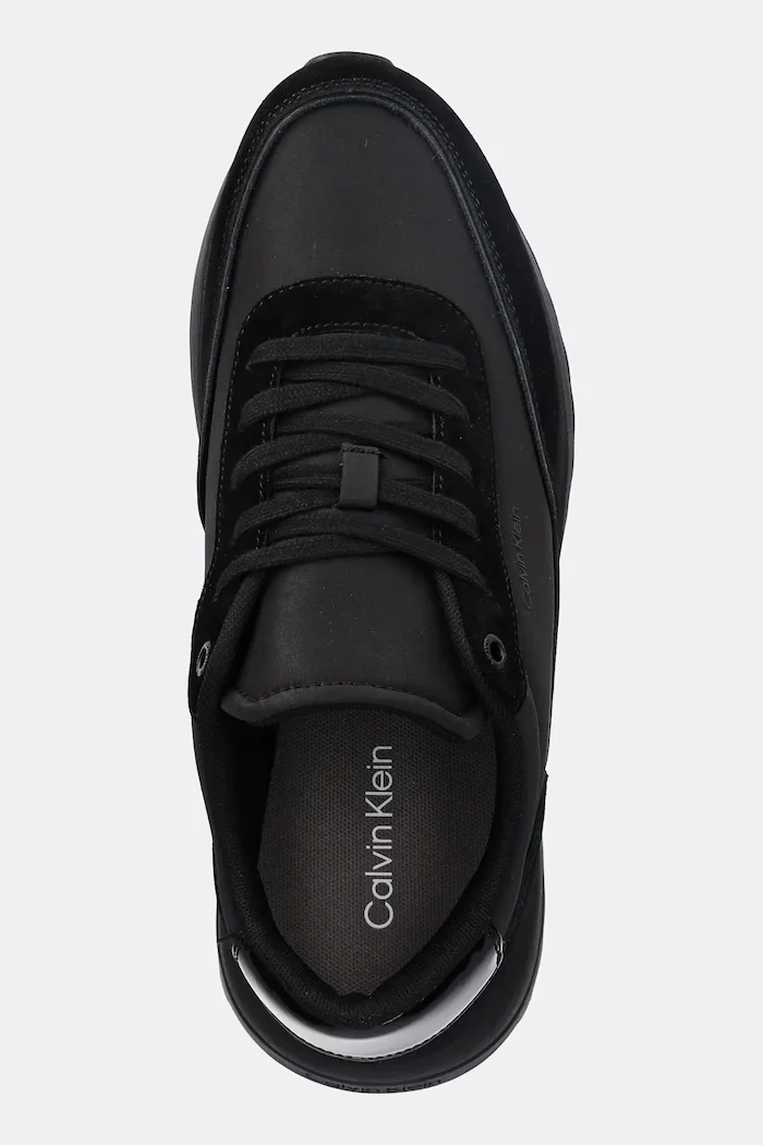 CALVIN KLEIN Маратонки LOW TOP LACE UP REPREVE MIX в черно HM0HM01714
