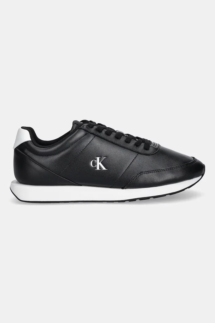 CALVIN KLEIN Маратонки RETRO RUNNER ESS LTH мъжки в черно YM0YM01355
