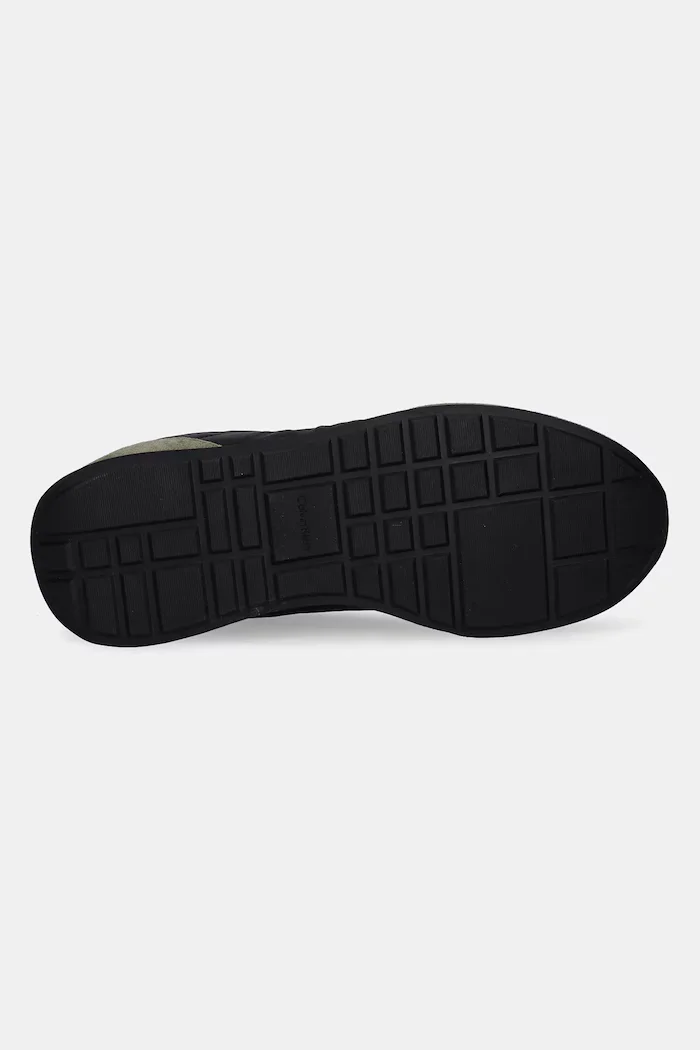 CALVIN KLEIN Маратонки RETRO RUNNER ESS MIX MAT в зелено YM0YM01361