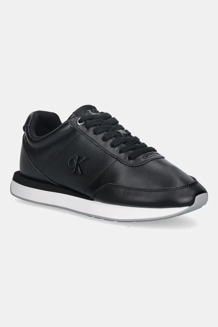 CALVIN KLEIN Маратонки RETRO RUNNER LACE UP LTH MG