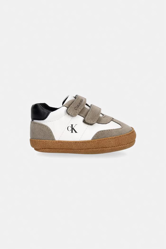CALVIN KLEIN маратонки за бебе бели V0B9-83438