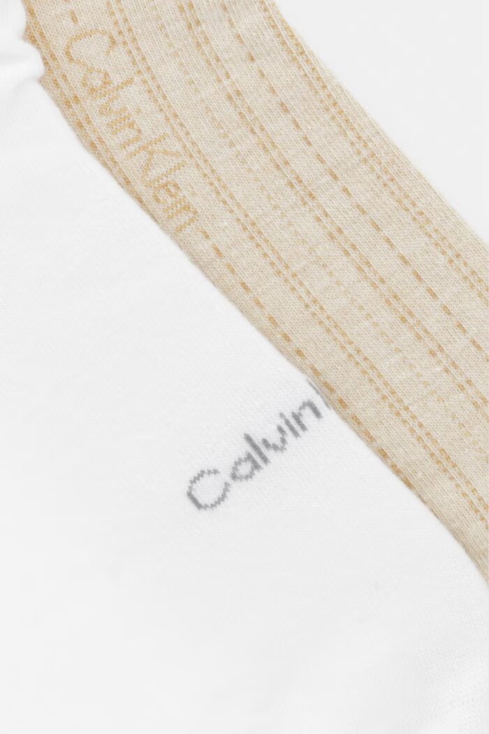 CALVIN KLEIN мъжки чорапи 2 броя бежови 701237871