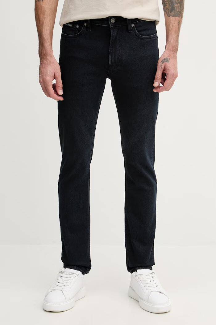 CALVIN KLEIN мъжки дънки slim taper тъмносин LV04RF930G