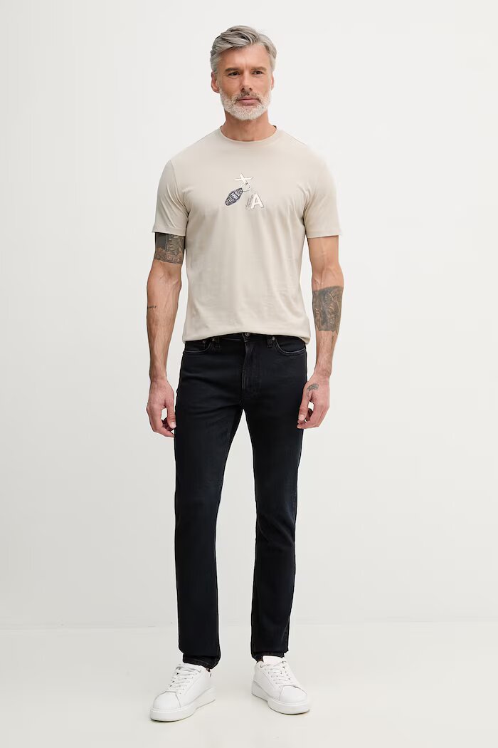 CALVIN KLEIN мъжки дънки slim taper тъмносин LV04RF930G