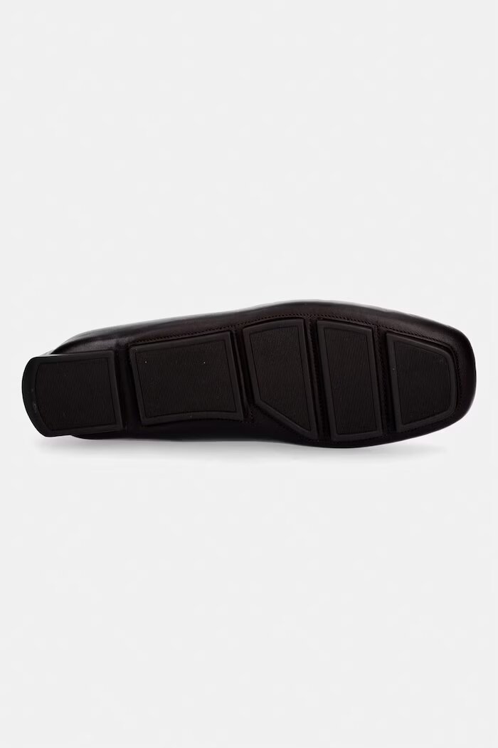 CALVIN KLEIN мокасини мъжки кожени DRIVER PENNY EMBL LTH кафяви HM0HM02085
