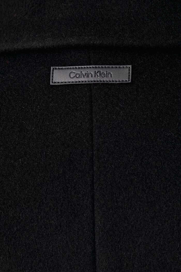 CALVIN KLEIN палто мъжко с мериносова вълна черно LV04LH444G