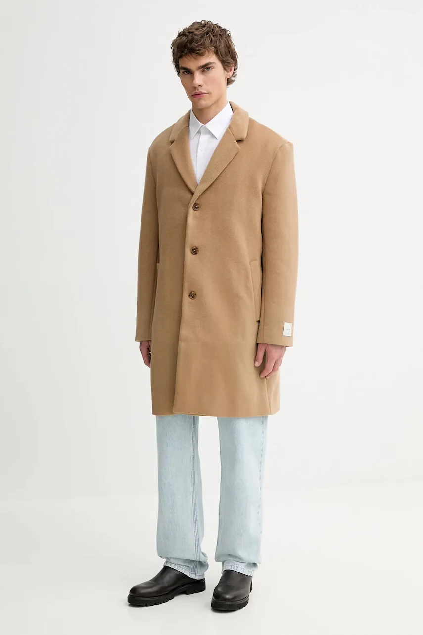 CALVIN KLEIN Палто с вълна