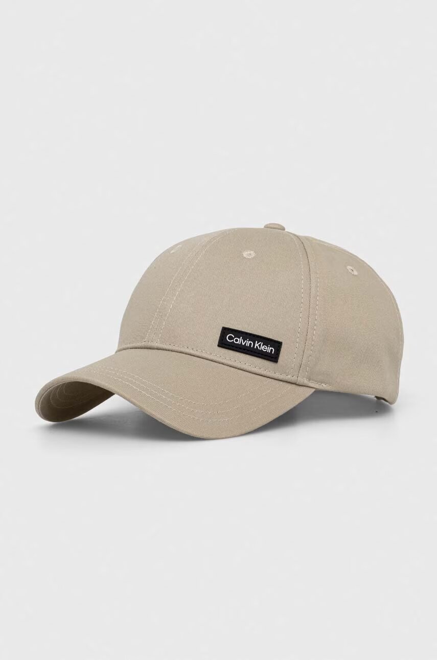 CALVIN KLEIN Памучна шапка с козирка