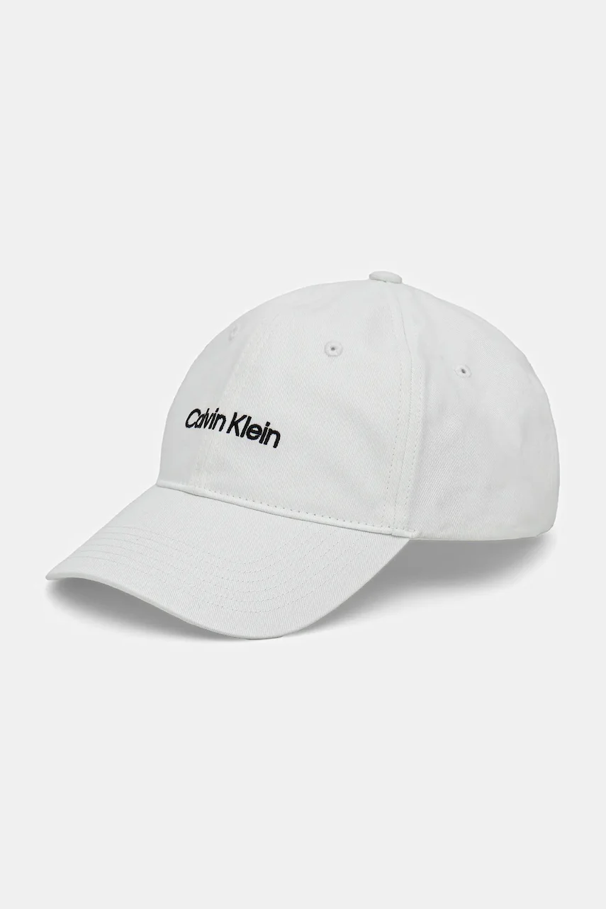CALVIN KLEIN Памучна шапка с козирка