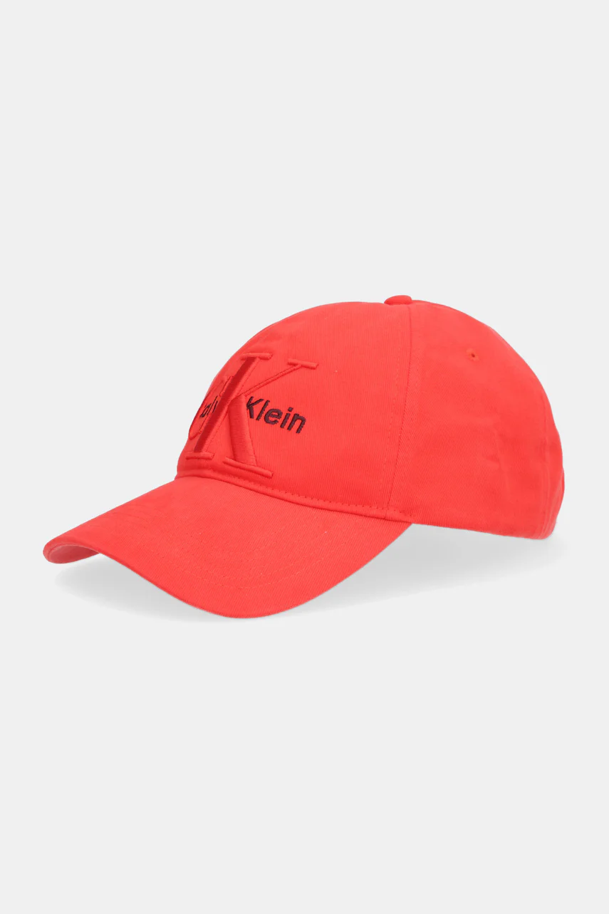 CALVIN KLEIN Памучна шапка с козирка
