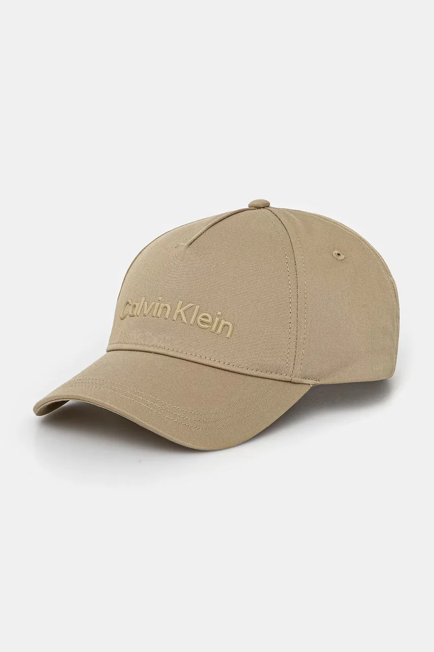 CALVIN KLEIN Памучна шапка с козирка