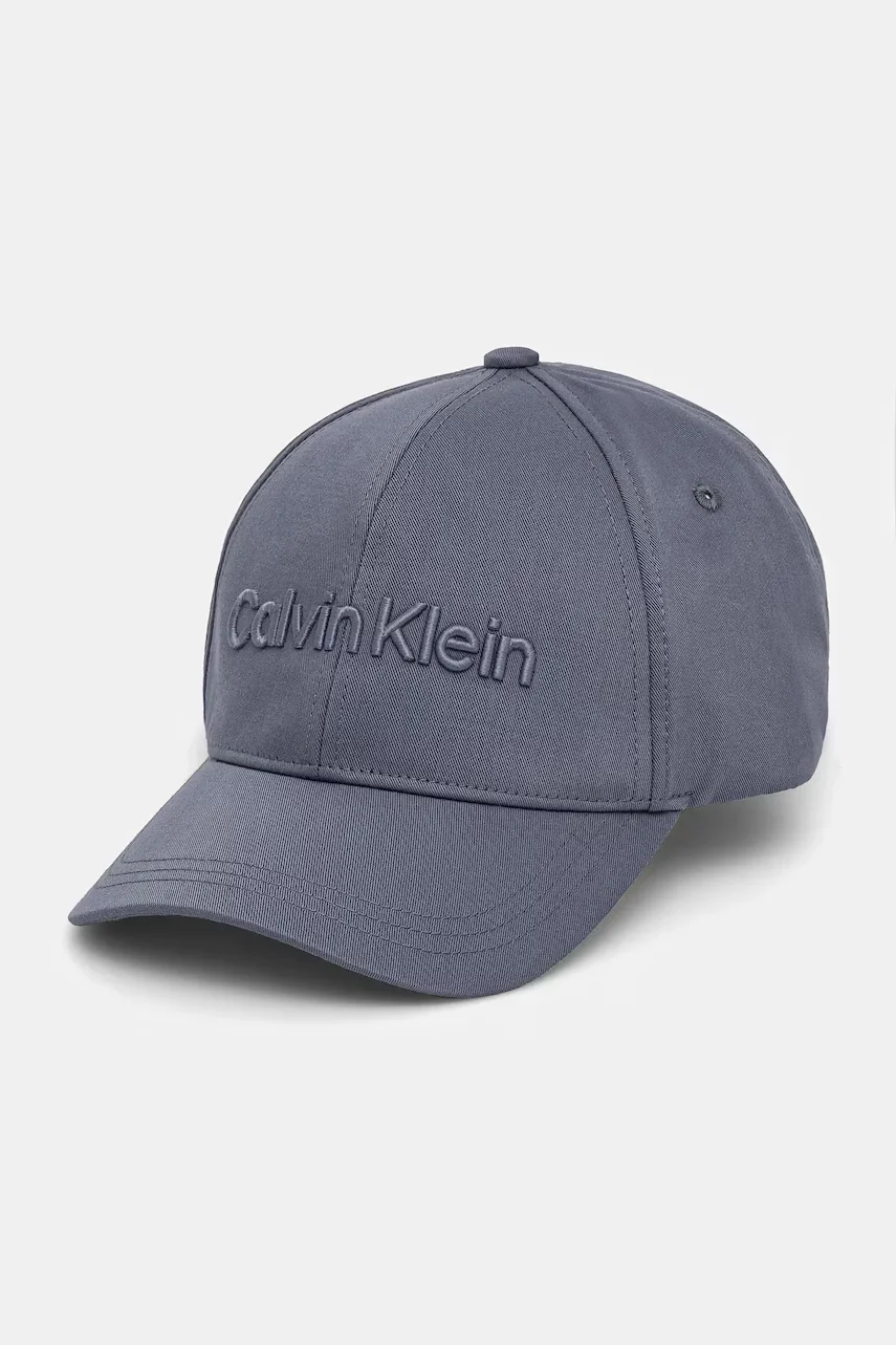 CALVIN KLEIN Памучна шапка с козирка