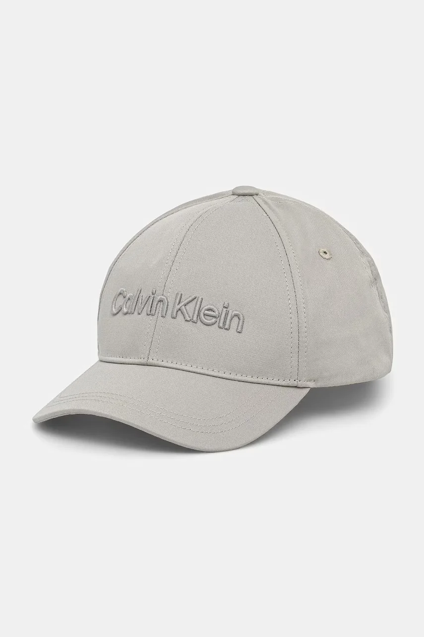 CALVIN KLEIN Памучна шапка с козирка