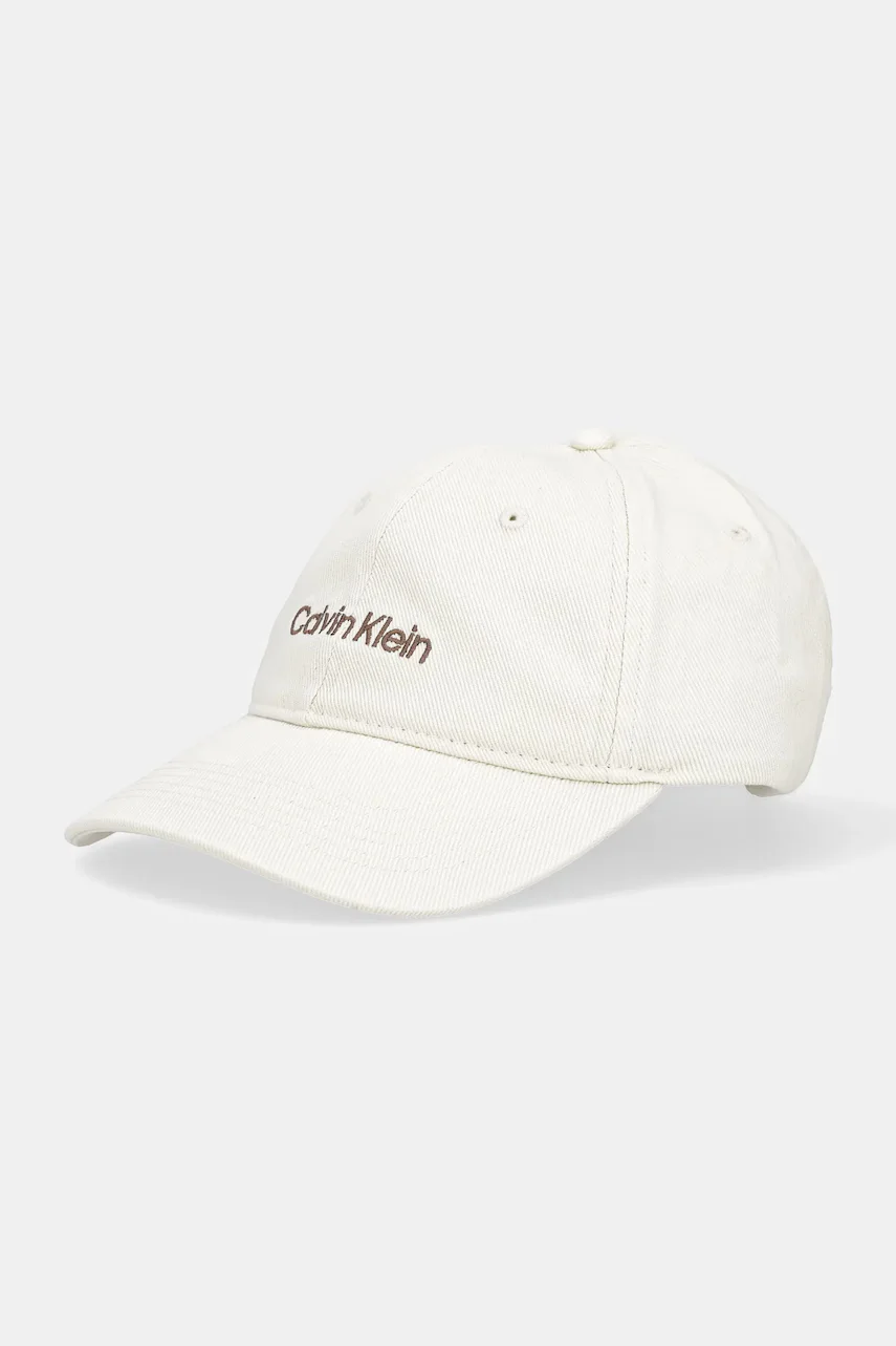 CALVIN KLEIN Памучна шапка с козирка