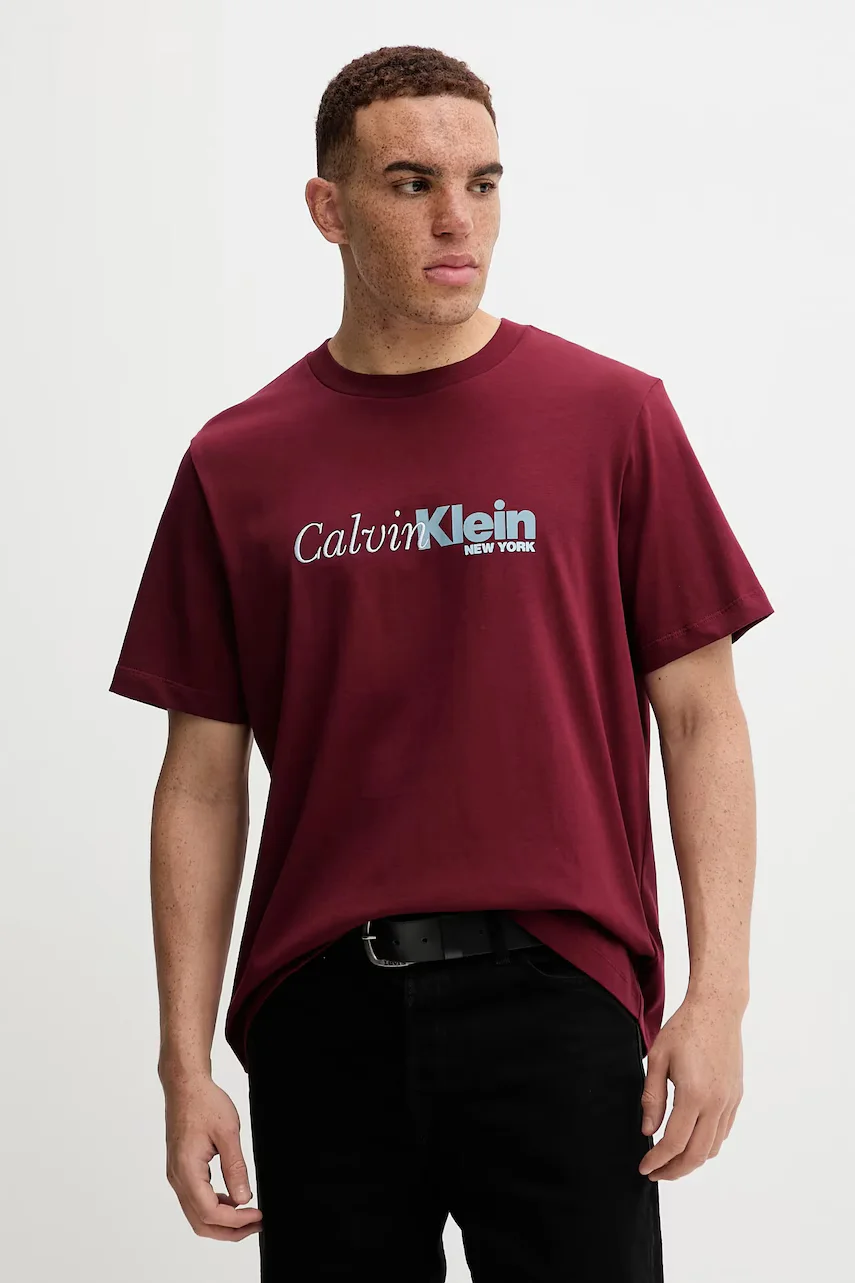 CALVIN KLEIN Памучна тениска