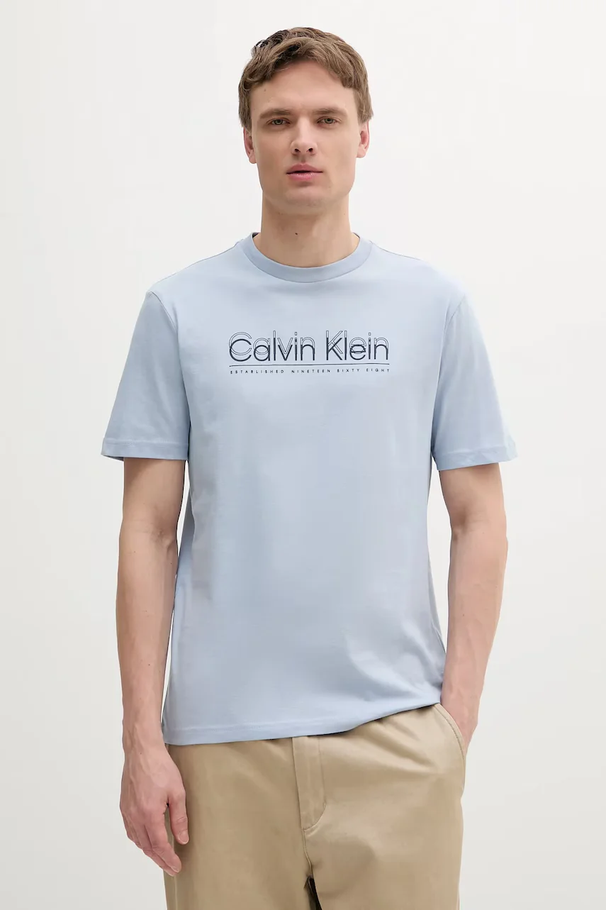 CALVIN KLEIN Памучна тениска