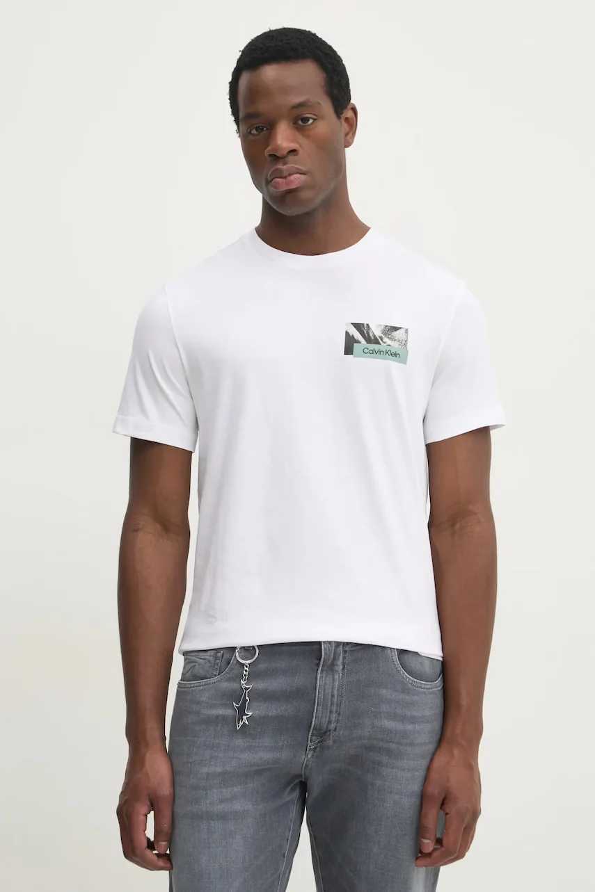 CALVIN KLEIN Памучна тениска