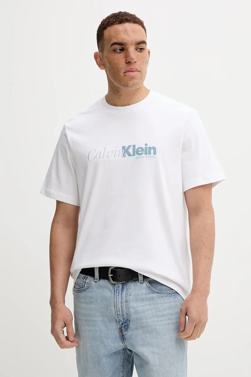 CALVIN KLEIN Памучна тениска