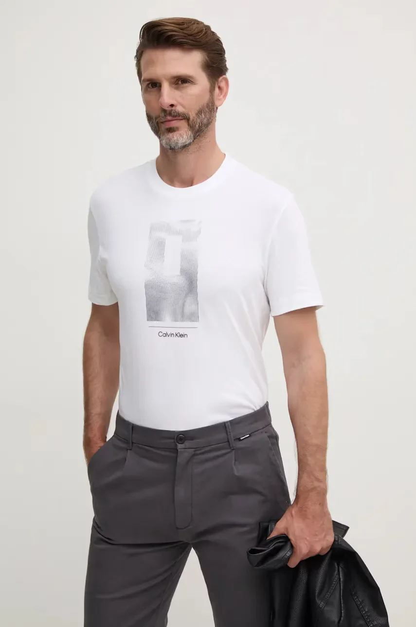 CALVIN KLEIN Памучна тениска