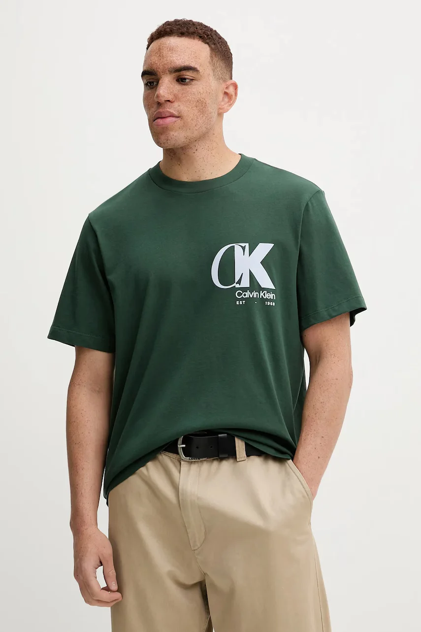 CALVIN KLEIN Памучна тениска