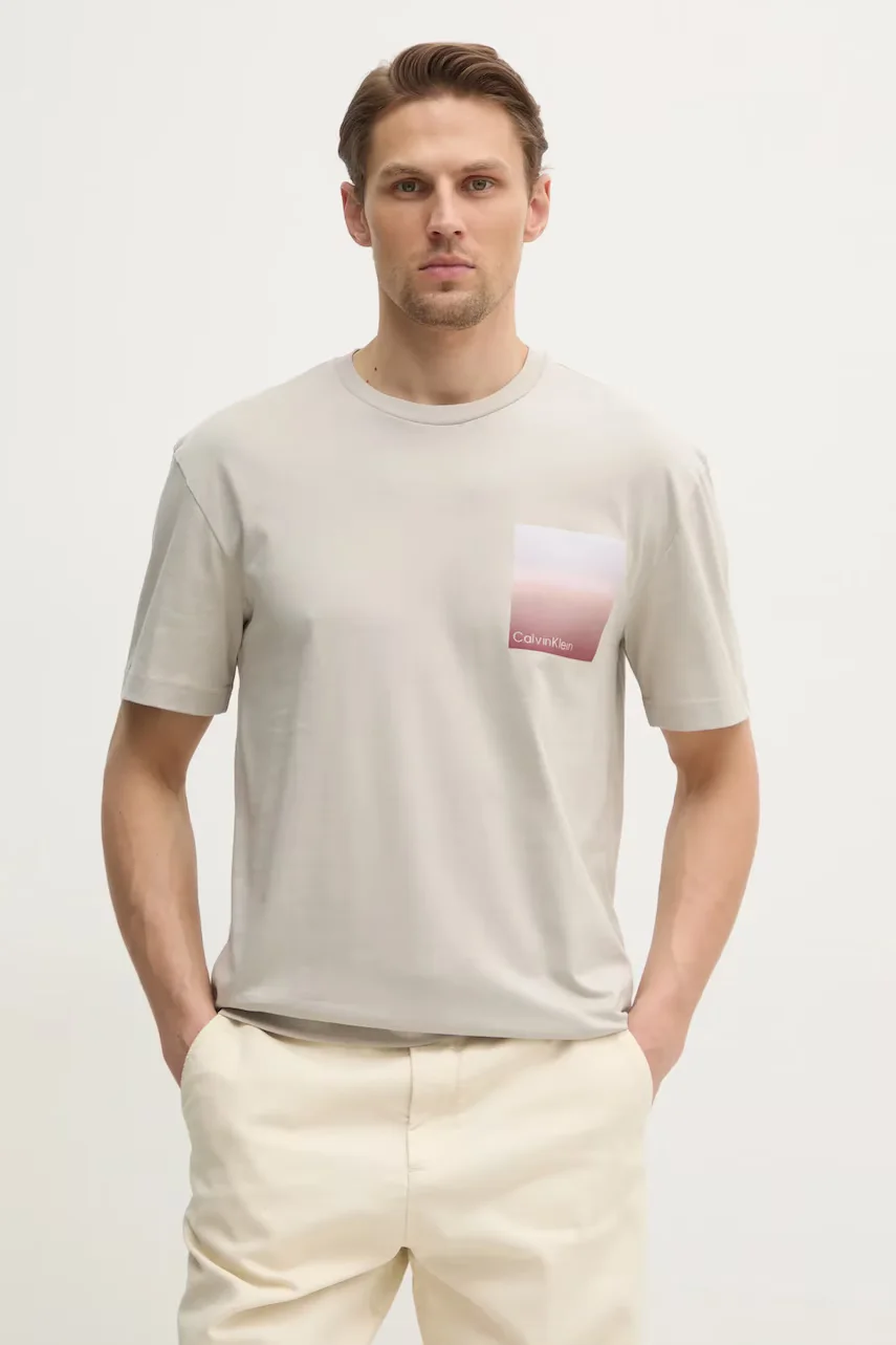 CALVIN KLEIN Памучна тениска