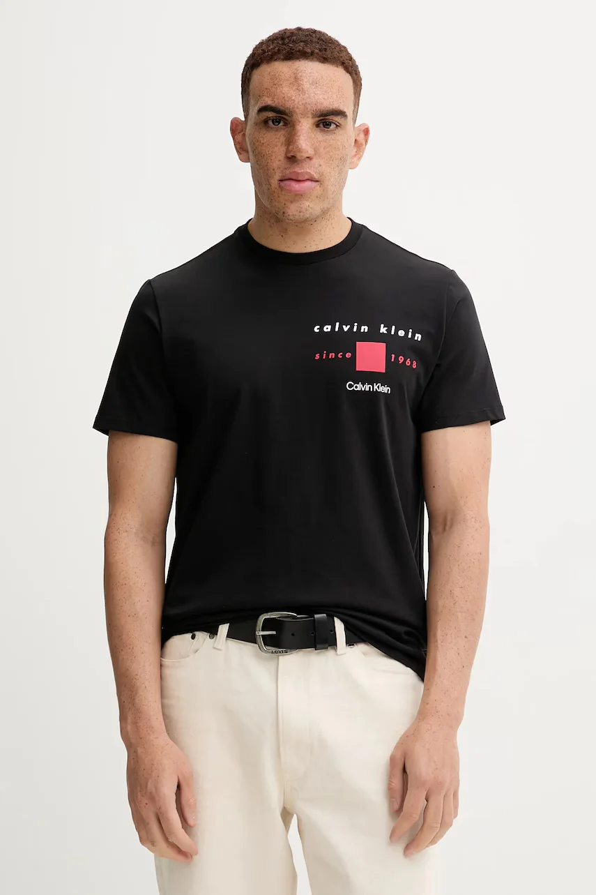 CALVIN KLEIN Памучна тениска