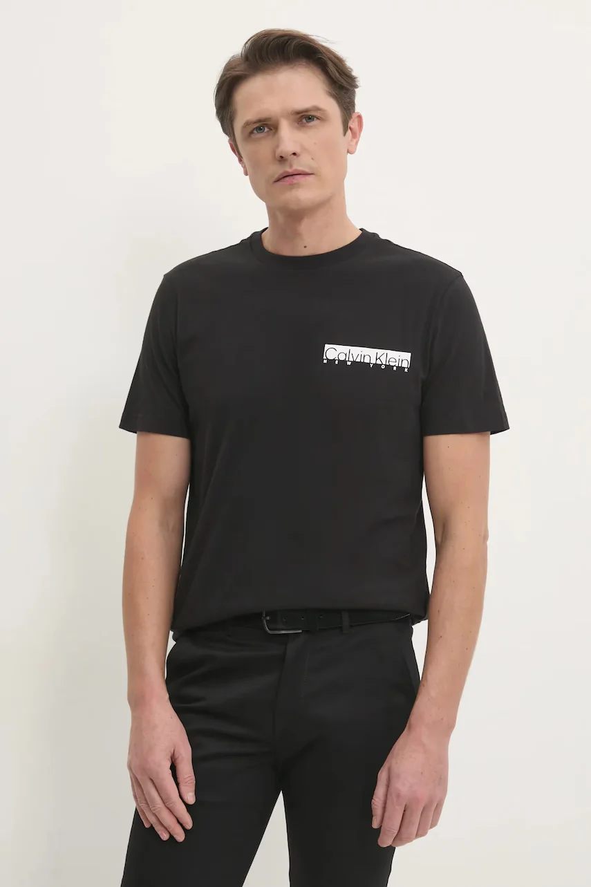 CALVIN KLEIN Памучна тениска