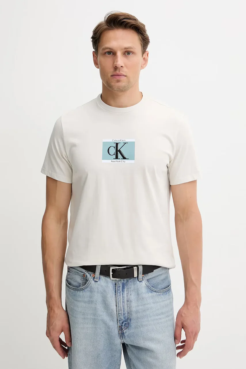 CALVIN KLEIN Памучна тениска