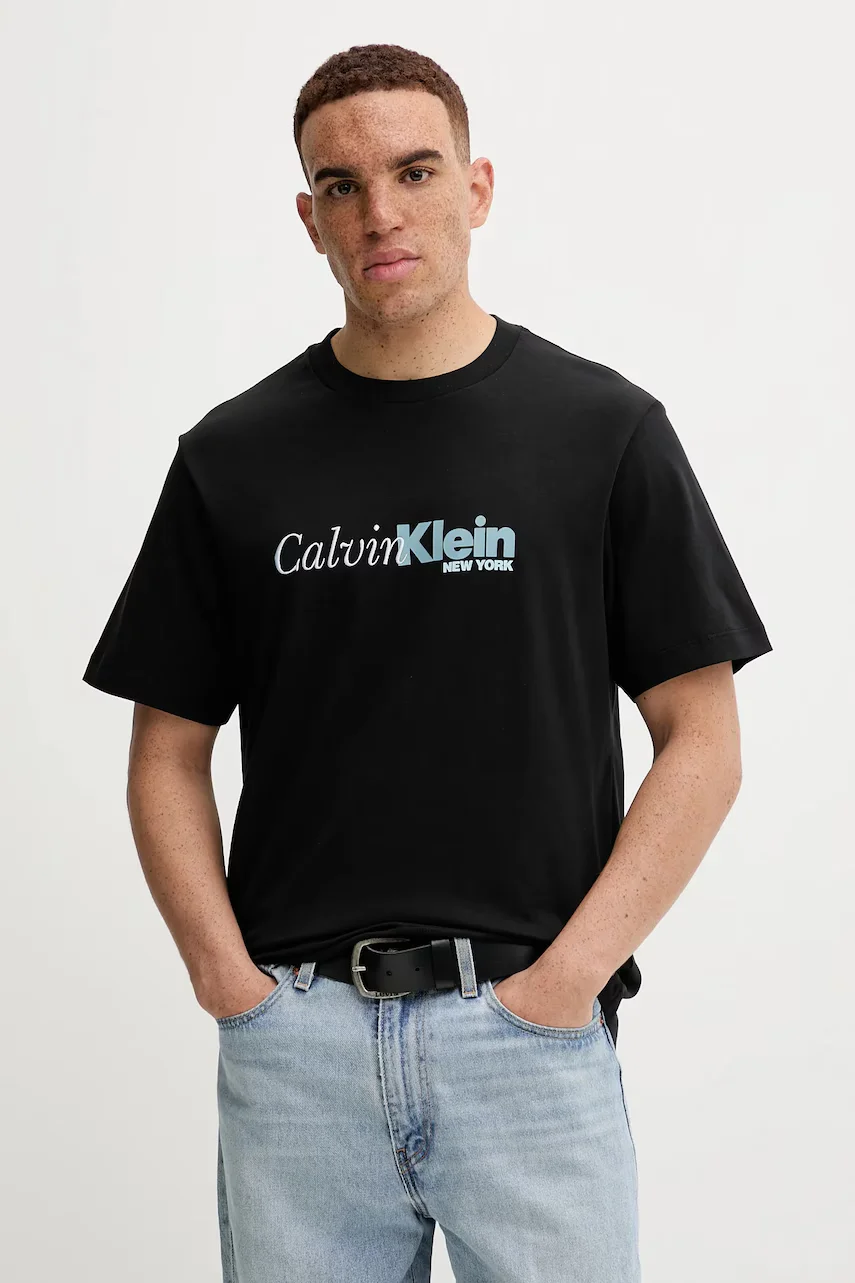 CALVIN KLEIN Памучна тениска