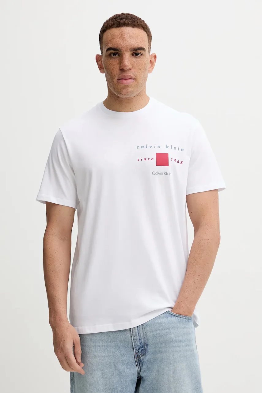 CALVIN KLEIN Памучна тениска